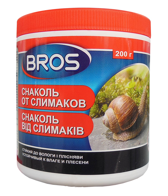 Средство от слизней, 200г, BROS
