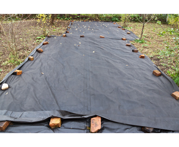 Агроволокно чорне UV 50, 3.2х10м, Growtex 4