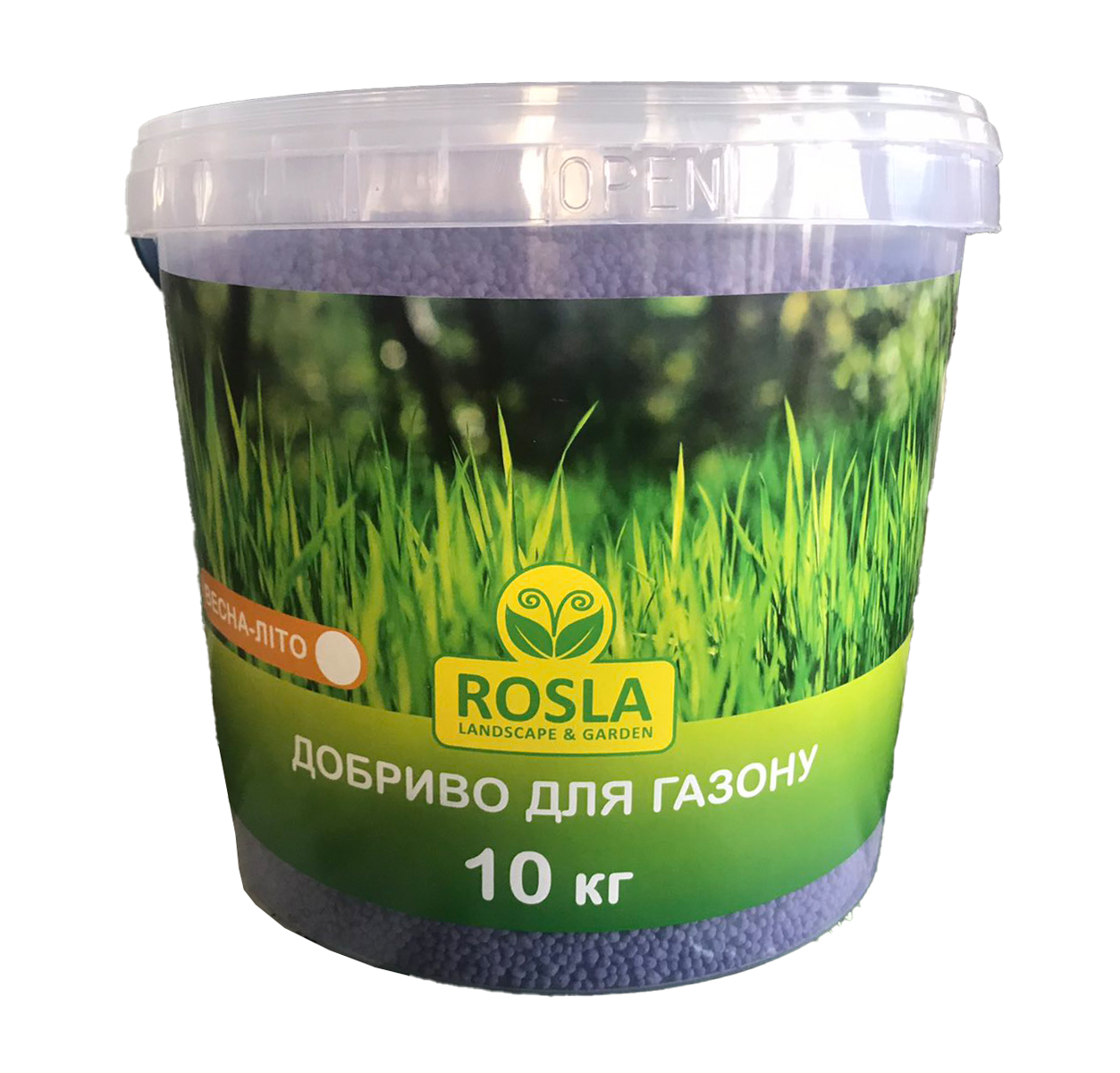 Комплексне мінеральне добриво для газону, 10кг, NPK 25.5.10, TM ROSLA (Росла) 1
