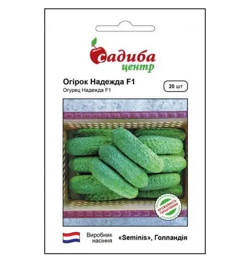 Насіння огірка Надежда F1, 20 шт, Seminis, Голандія, Садиба Центр 1