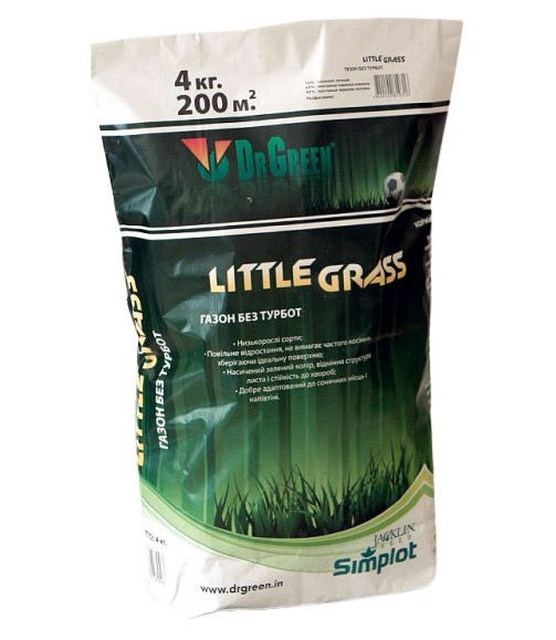 Газонна трава ліліпут LITTLE-GRASS Dr. Green, 4кг