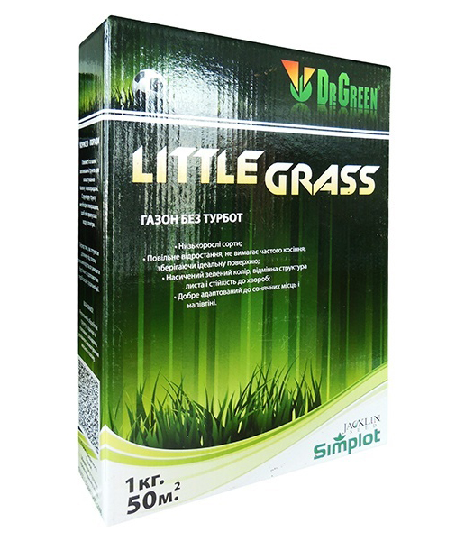 Газонна трава ліліпут Little Grass, 1кг, Dr. Green, Simplot (Канада)