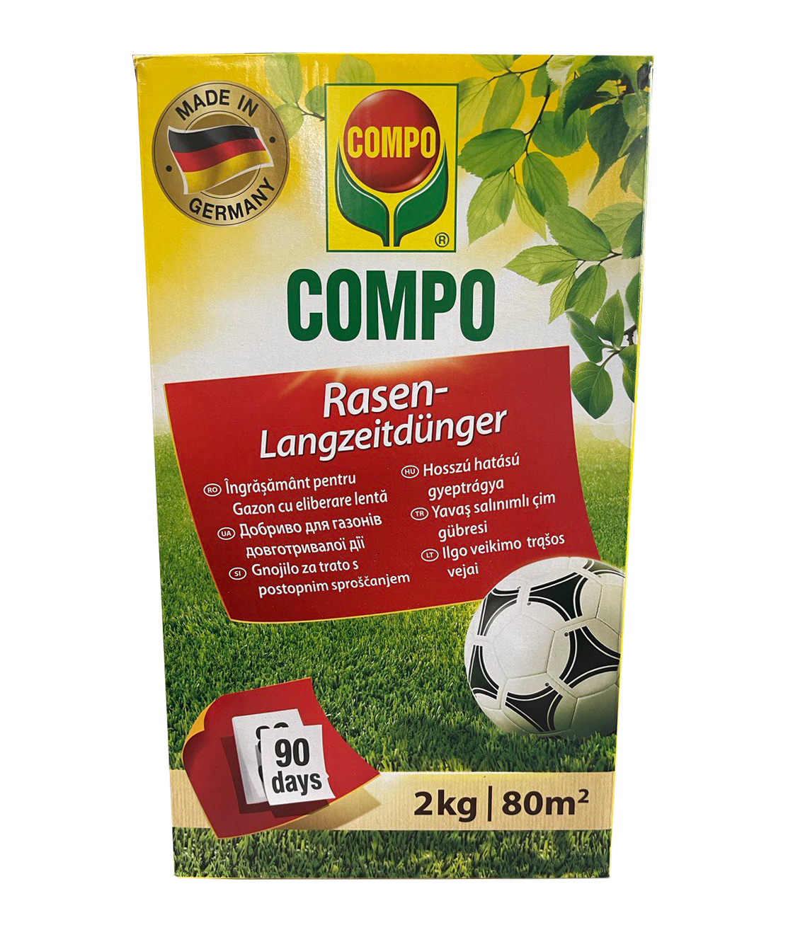 Комплексное минеральное удобрение для газона, 2 кг, Compo (Компо), 5283 1