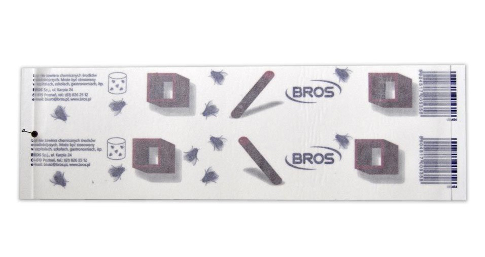 Липка стрічка від мух плоска, 1шт, BROS