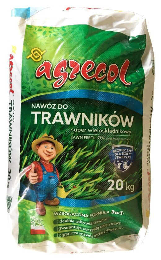 Комплексне добриво Agrecol Hortifoska для газону NPK 15.5.10, 20 кг (298)