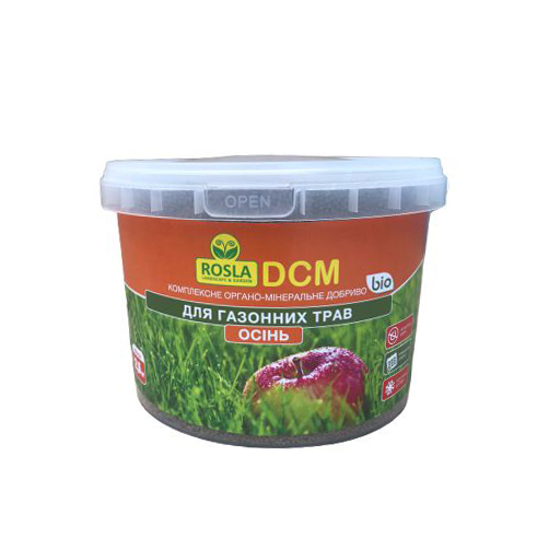 Органо-мінеральне добриво для газону , NPK 6.3.20, 2.5кг, ДСМ(DCM) Осінь