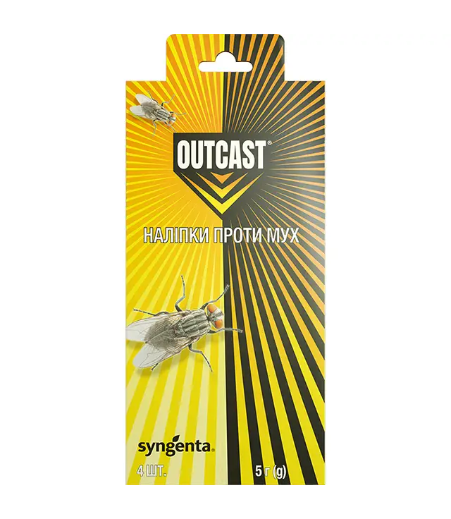 Наліпки від мух Outcast 5г, Syngenta (Сингента) 1