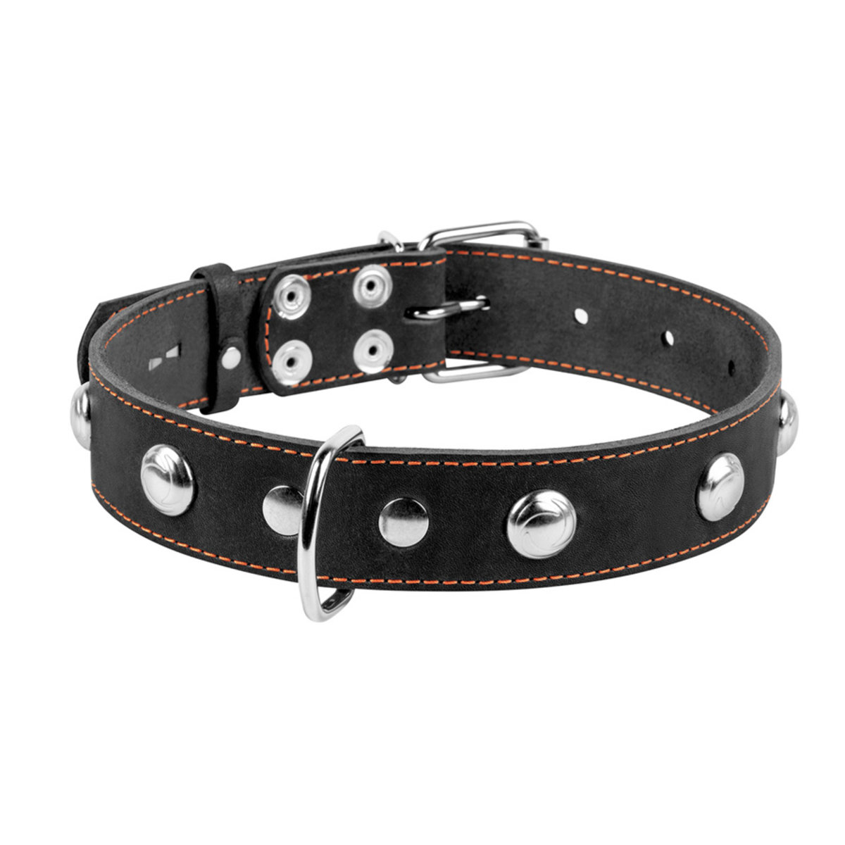 Коллар нашийник одинарний (ширина 35мм, довжина 48-63див) 02731 чорний CoLLaR 1