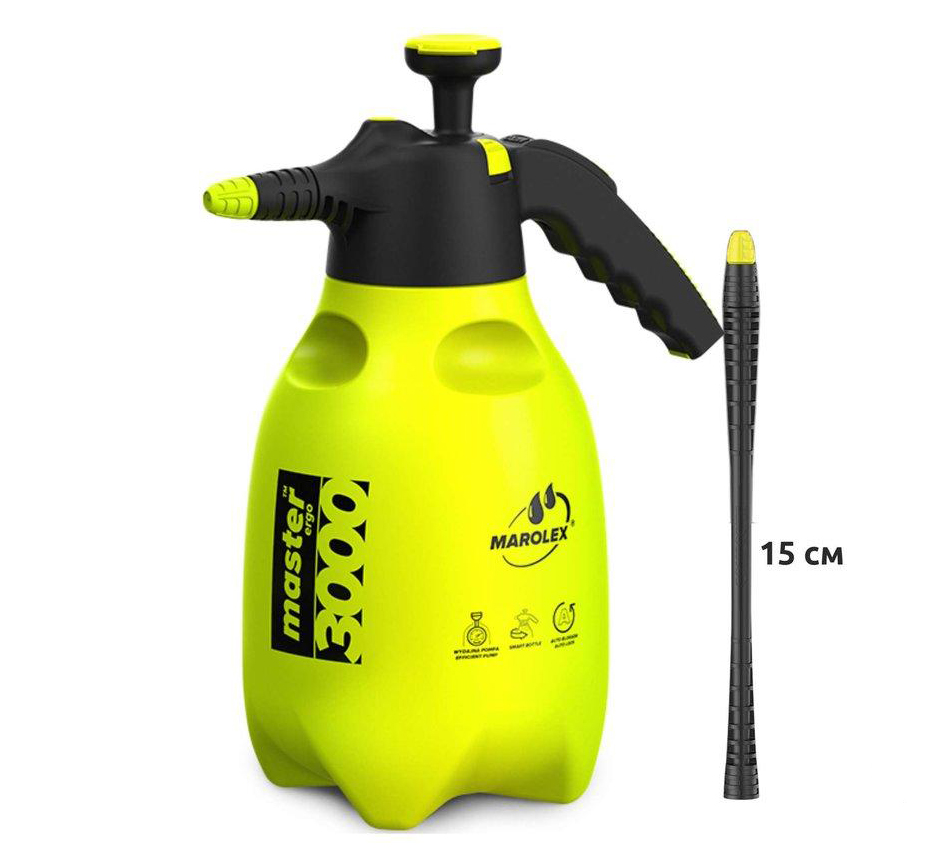 Обприскувач Marolex Master Ergo 3 л, зі штангою 15 см (M3000L15)S017.121
