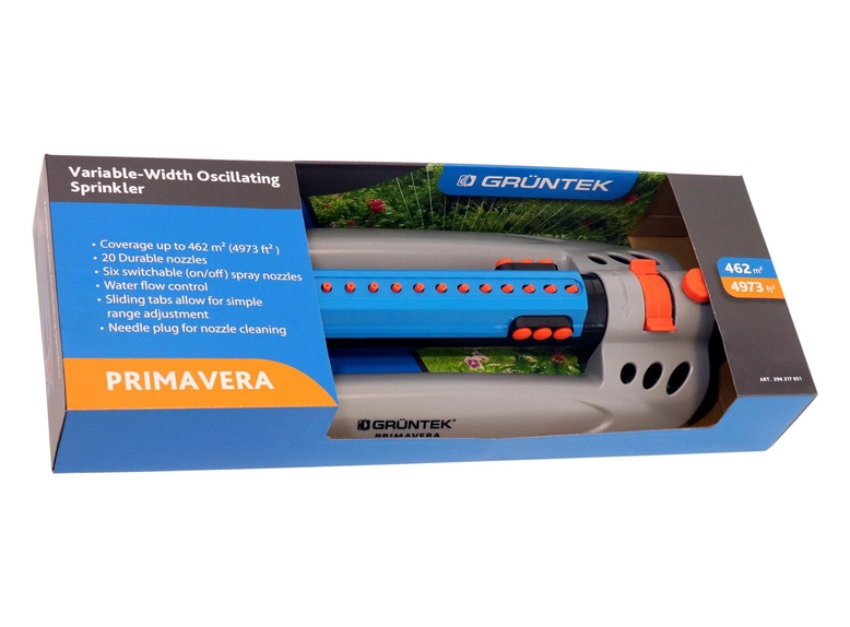 Дощувач осцилюючий Primavera 462 Turbo, регулювання ширини поливу,296217051  GRUNTEK  3