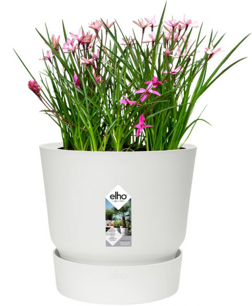 Горшок Elho Greenville Round, 20 см, белый (356804) 2