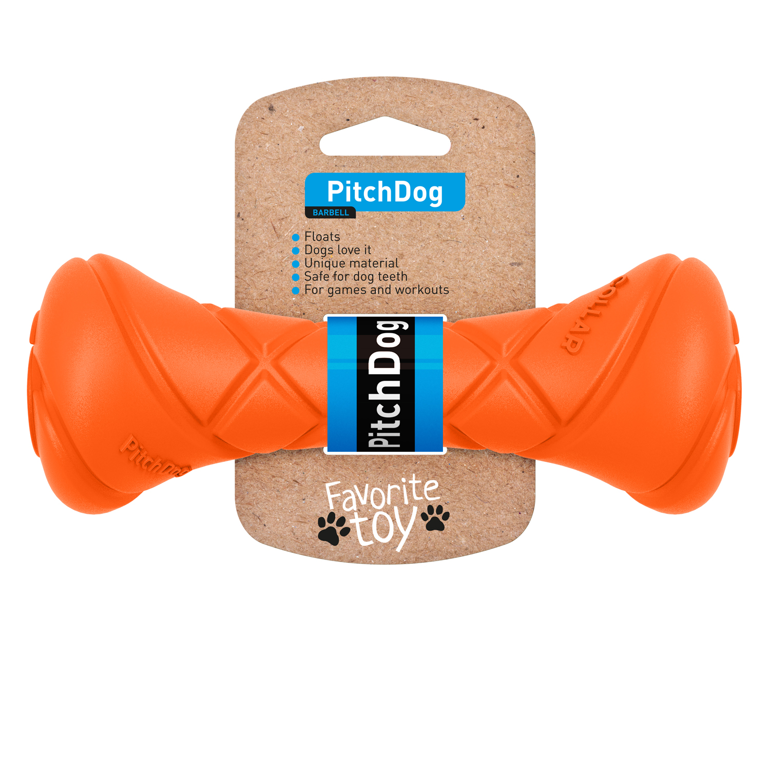 Ігрова гантель Collar PitchDog для апортировки, 19/7 см, помаранчева (62394) 3
