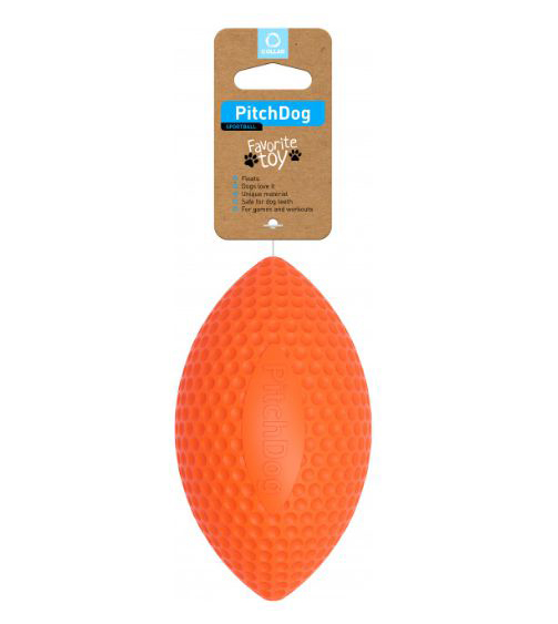 62414 Ігровий мяч для аппортіровкі PitchDog, діаметр 9 см, помаранчевий 1