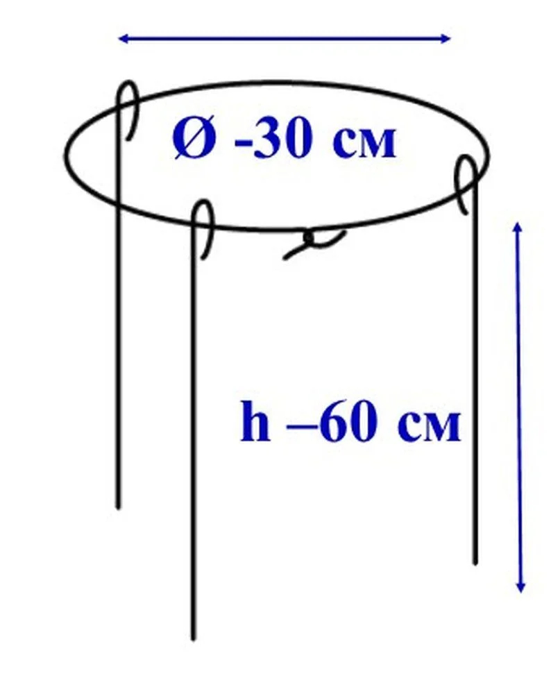Поддержка металлическая Elsa для цветов, круговая (ISP3060) 2