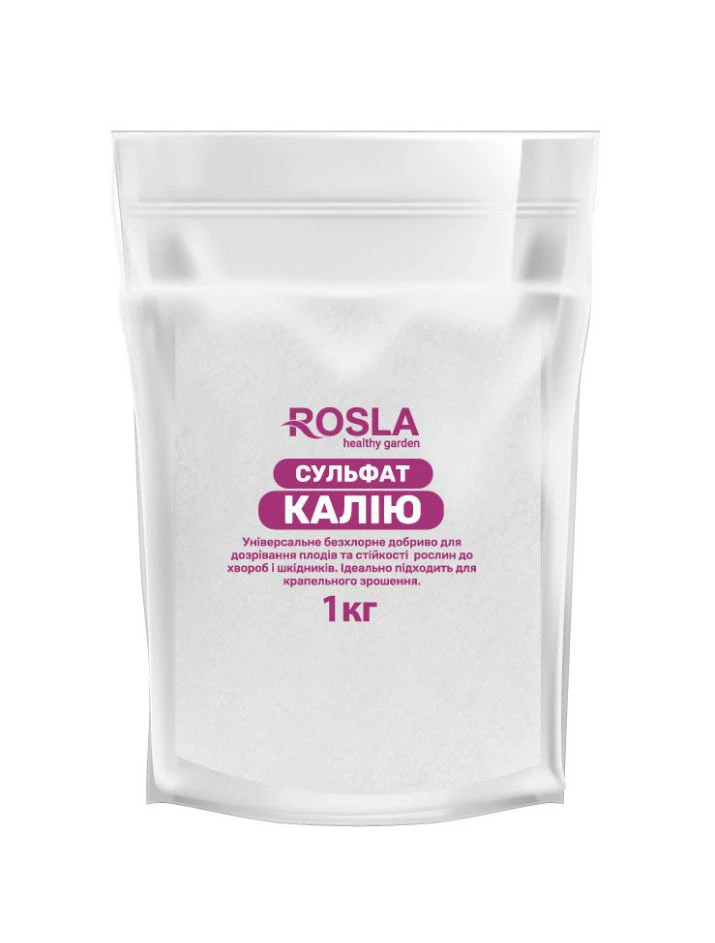 Комплексне мінеральне добриво Сульфат калію SoluPotasse (Солюпотасс), 1кг, TM ROSLA (Росла)