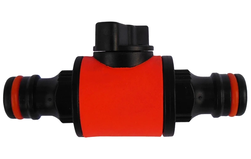 Двосторонній коннектор з запірним краном, Аквапульс, АР 1021