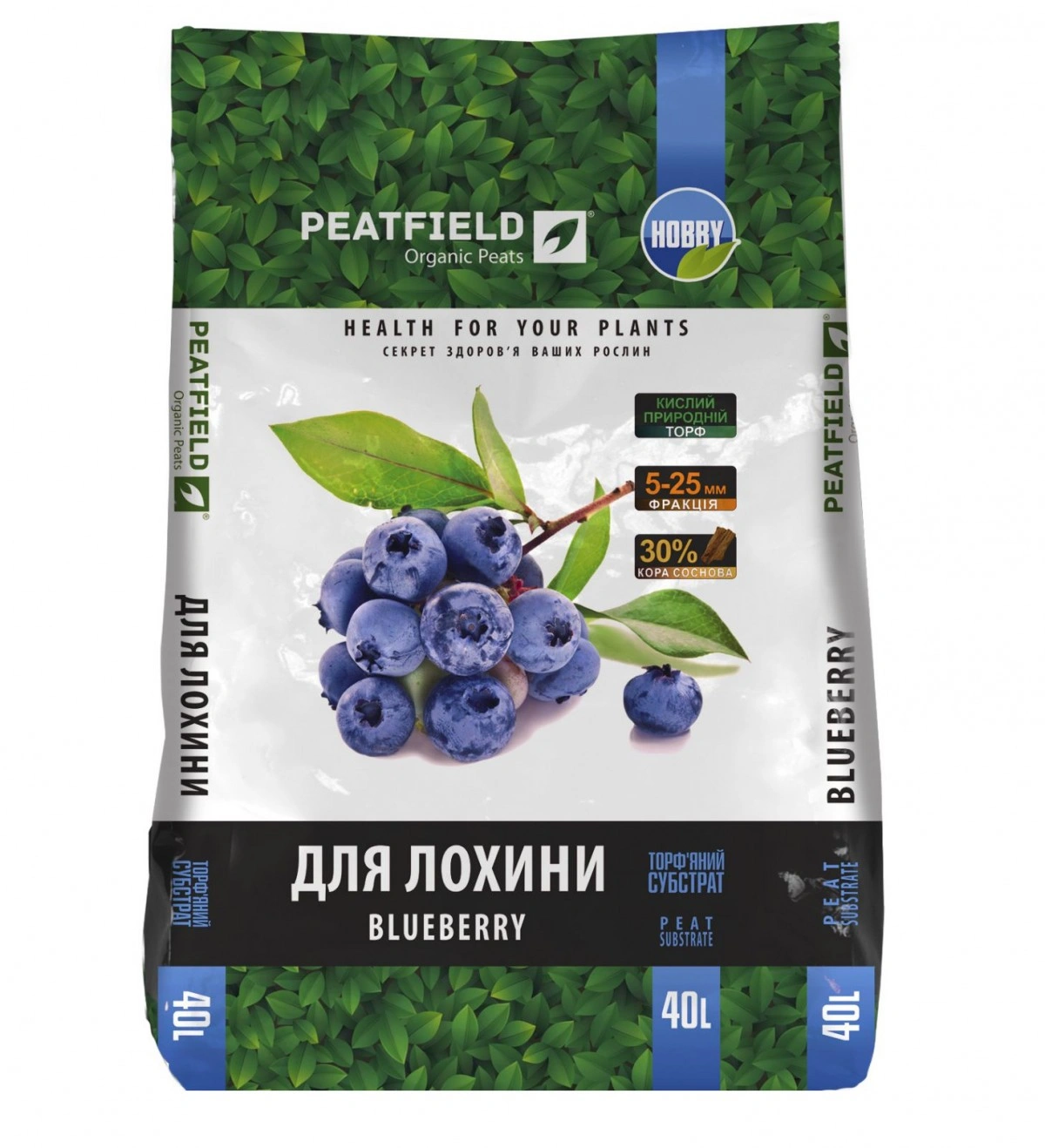 Субстрат для голубіки , 40л, Peatfield (Пітфілд)