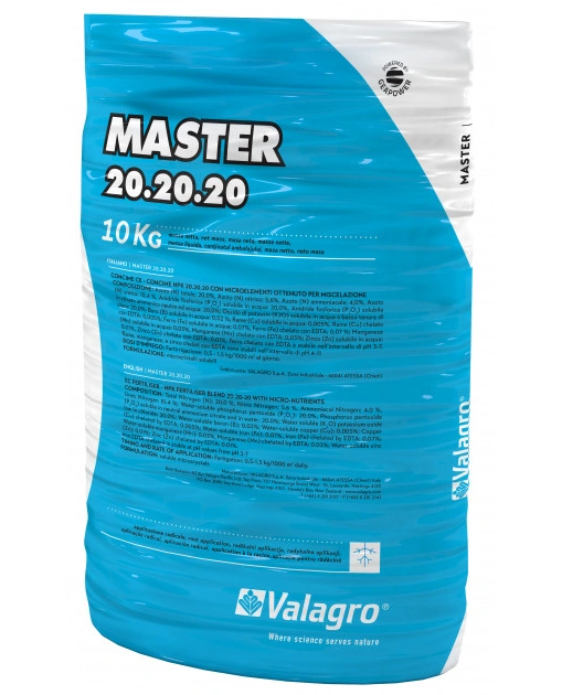 Комплексне мінеральне добриво Master NPK 20.20.20 Valagro, 10 кг