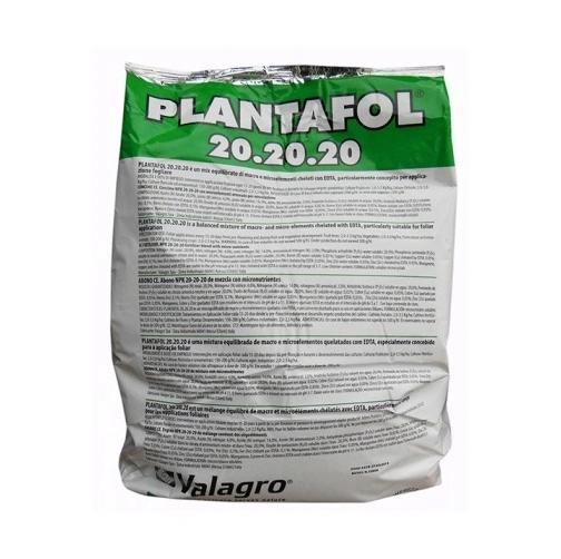Комплексне мінеральне добриво Plantafol NPK 20.20.20 для росту плодів, Valagro, 5 кг
