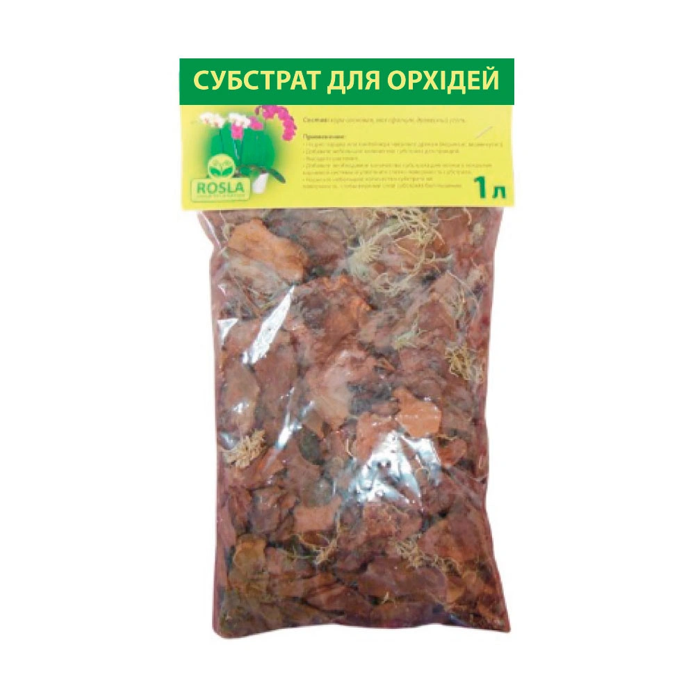 Субстрат для орхідей, 1л, TM ROSLA (Росла)