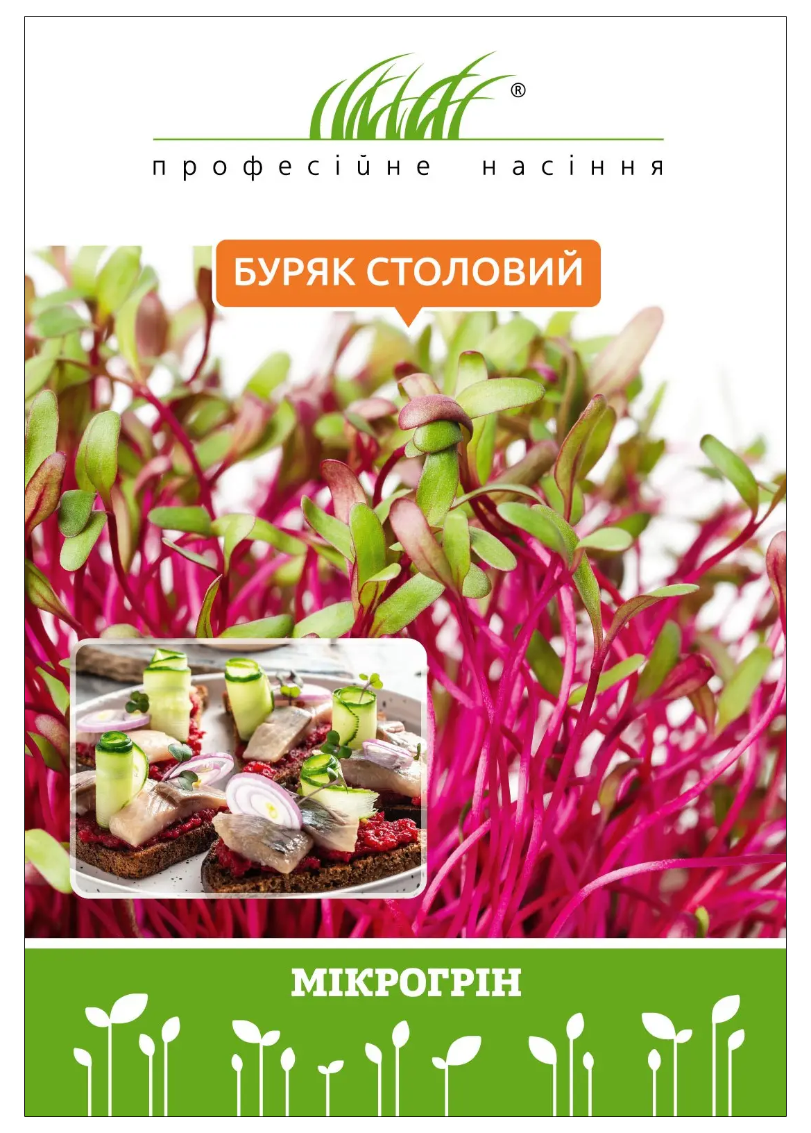 Мікрозелень столових буряків, 10 г, W.Legutko, Польща, Професійне насіння 1