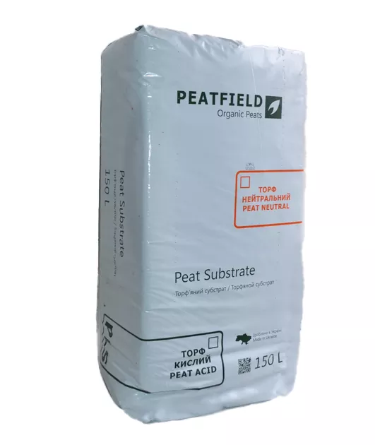 Торф нейтралізований (ТН), pH 5,5-6,5 150л, Peatfield (Пітфілд)