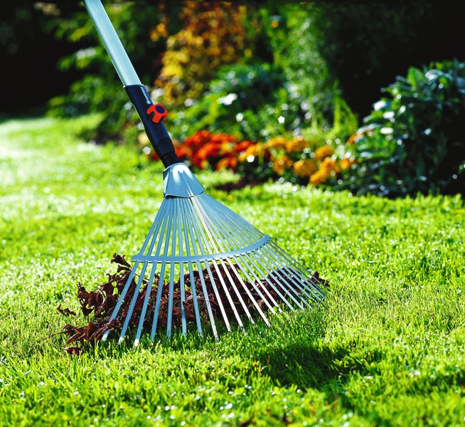 Грабли веерные 50см+ручка, Gardena, 03022 2