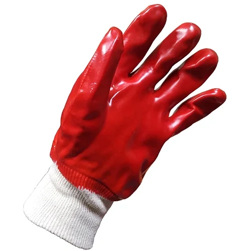 Рукавички робочі Werk ПВХ маслобензостійкі, червоні (WE2111H) 1