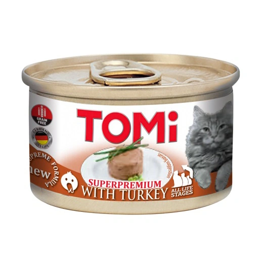 201008 TOMi NEW SUPERPREMIUM індичка, мус, банка 85 г