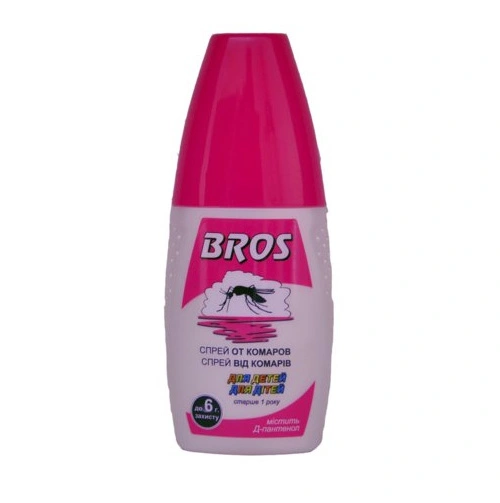 Спрей от комаров для детей BROS, 50мл