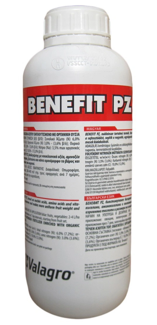 Біостимулятор росту плодів Benefit PZ (Бенефіт ПЗ), 1л, Valagro (Валагро)