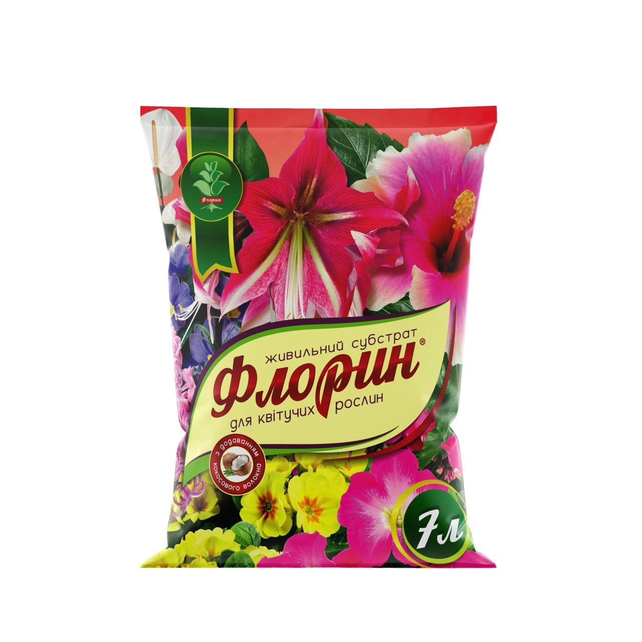 Субстрат Флорин, 7л, для квітучих рослин