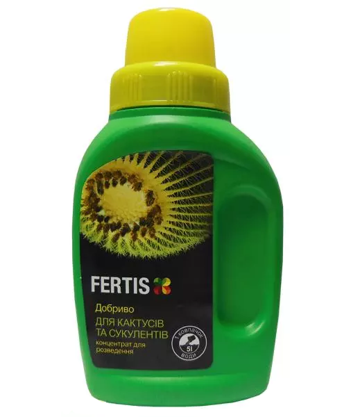 Комплексне мінеральне добриво для кактусів і сукулентів Fertis (Фертіс), 250мл, NPK 4.3.8