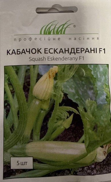Семена кабачка Искандер (Эскандерани) F1, 5 шт, Seminis, Нидерланды, Професійне насіння 3