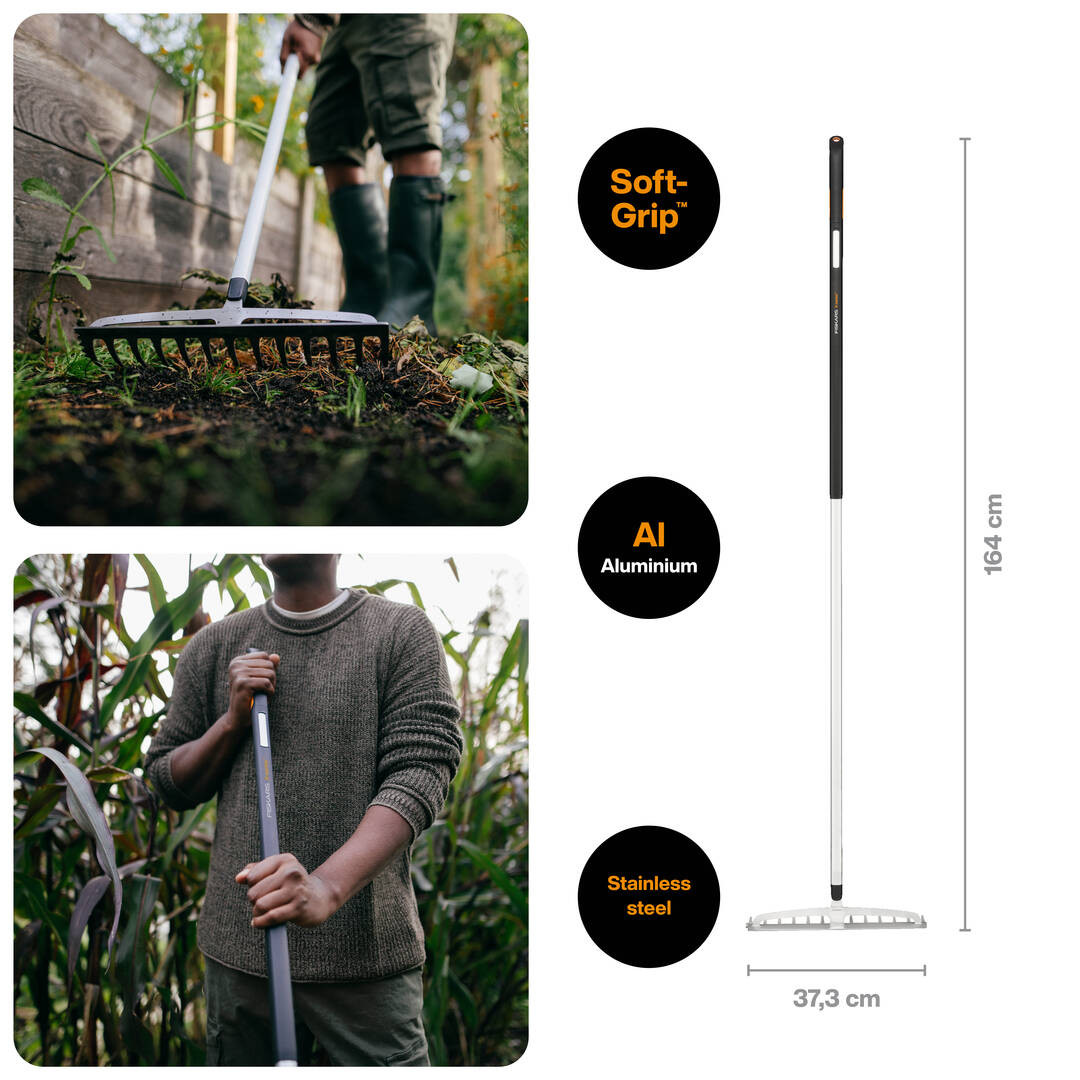 Грабли для грунту Fiskars Xact M полегшені, 1027039  4
