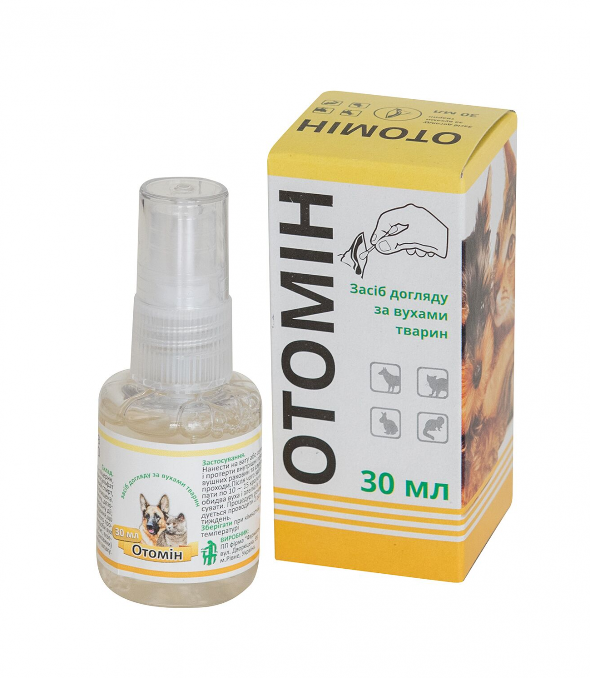 Вушний спрей Отомін 30 мл, Фарматон