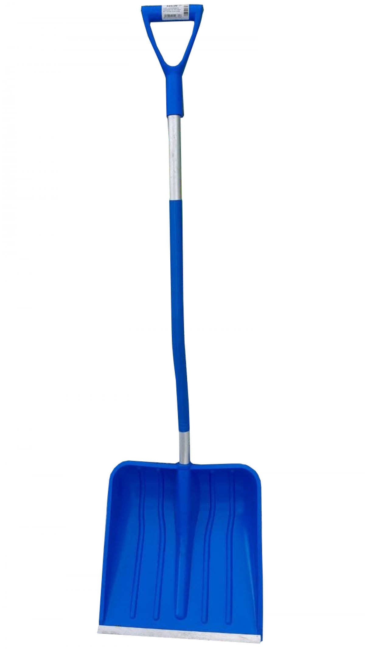 Лопата снігоприбиральна Snow Monster пластикова синя 400*400 мм, ерго з ручкою