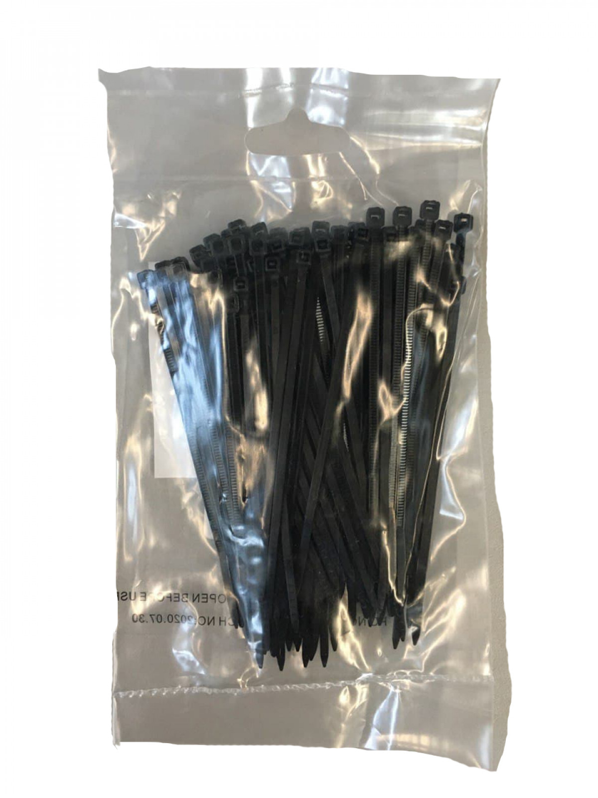 Хомут стягнутий Gemi капрон UV чорний 2,5х100 мм, 100 шт. (OKUV09\3)