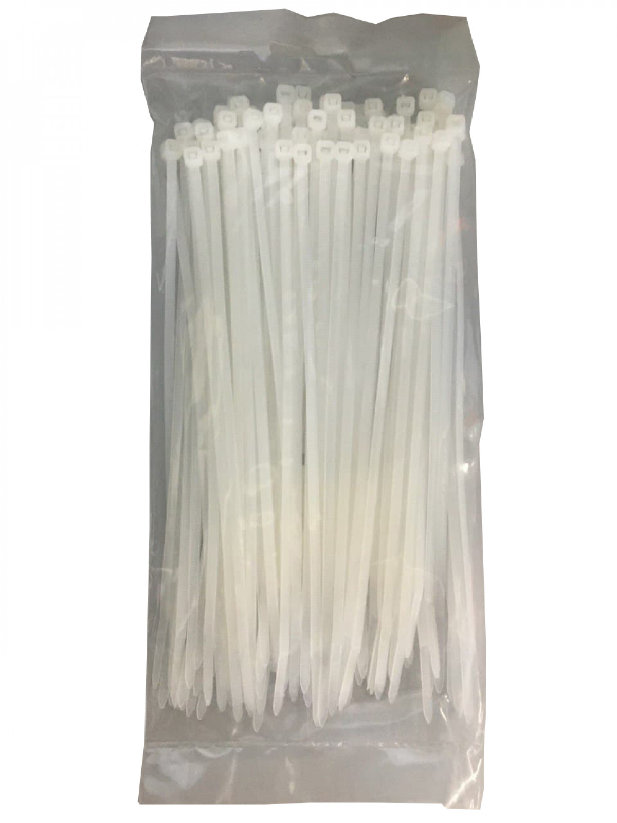 Хомут стягнутий Gemi капрон UV білий 3.6х200 мм, 100 шт. (OK20/3.6)