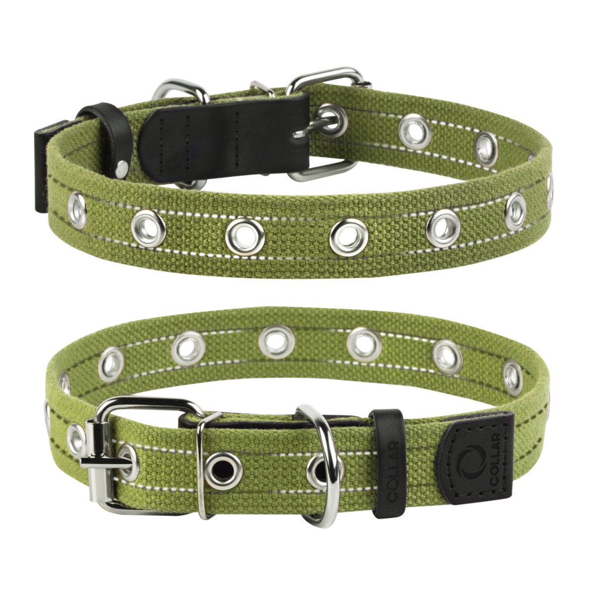 Нашийник для собак Collar з бавовняної стрічки, безрозмірний, 25 мм/52 см (6755)