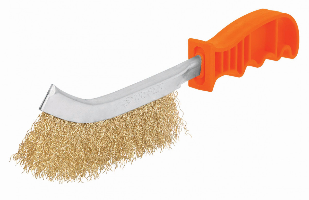 Щітка металева, гнута 235мм, 0,32мм, Truper, CEA-10