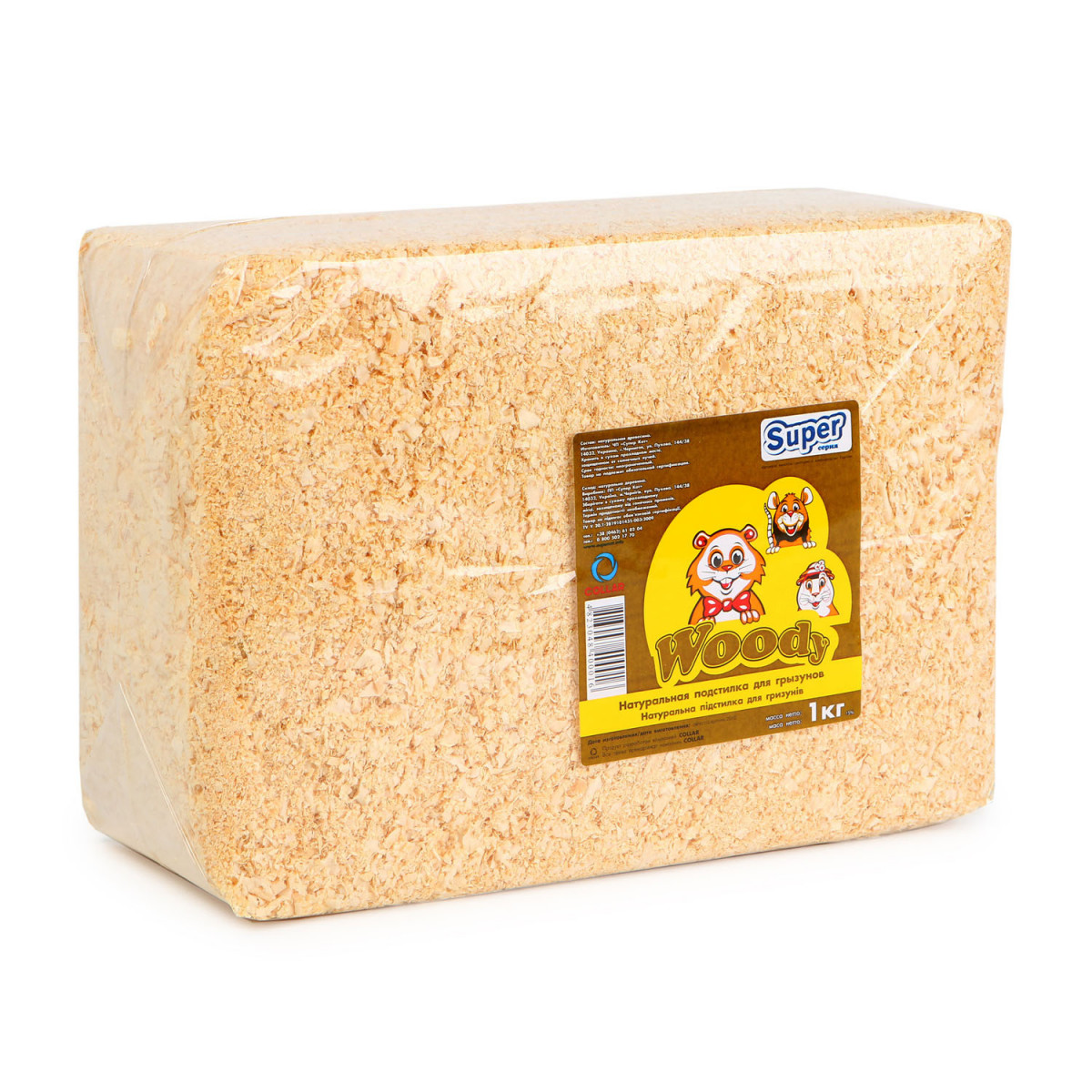 Деревна підстилка SuperCat Woody, 1 кг (2881)