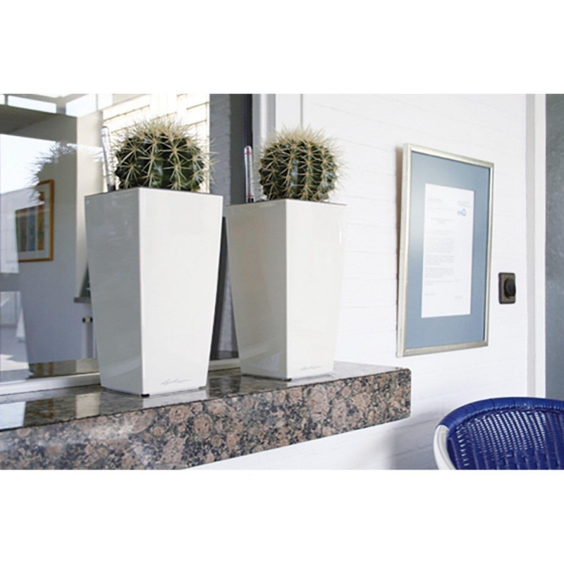 Розумний горщик Lechuza Maxi-Cubi білий, 14x14x26 см (18050) 6