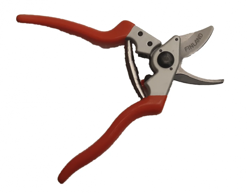 Секатор кований FINLAND, професійний короткий з прогумованими ручками, 200 мм (1718) 2