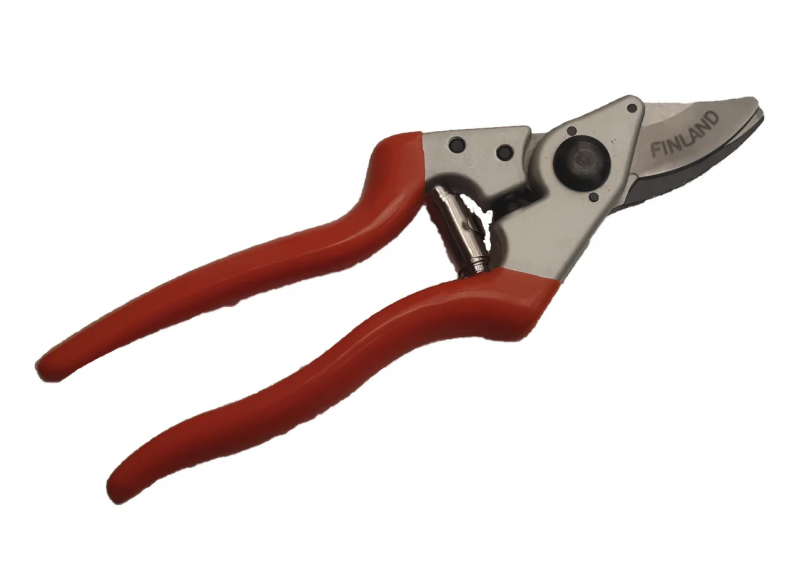 Секатор кований FINLAND, професійний короткий з прогумованими ручками, 200 мм (1718) 1