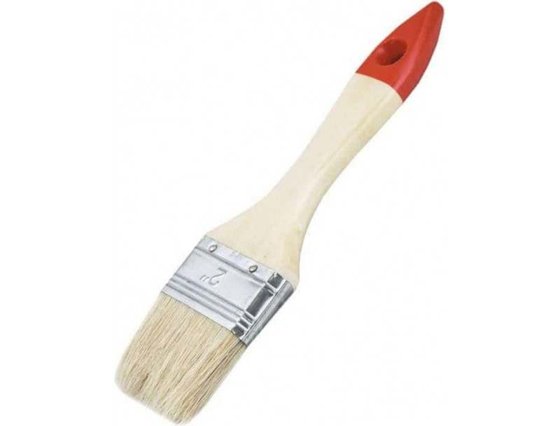 Кисть Стандарт натуральний ворс 2 , Сталь (34003) 1