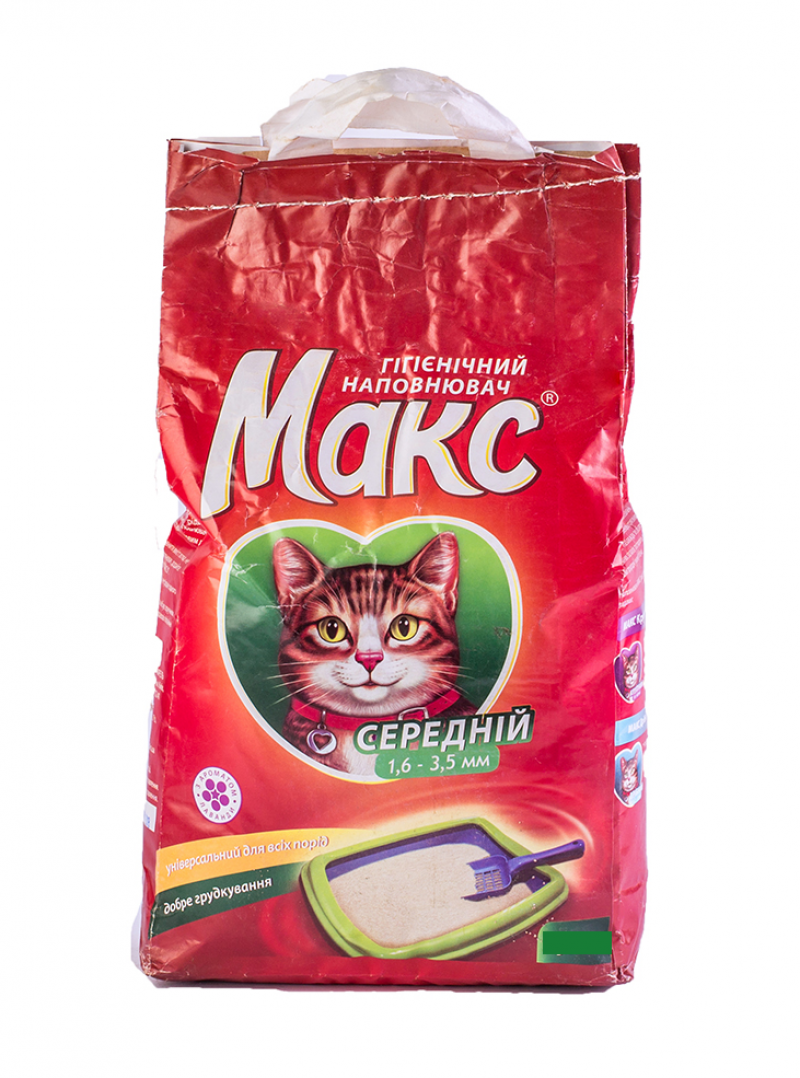 Гігієнічний наповнювач туалетів для котів Topsi МАКС середній, 5 кг 1