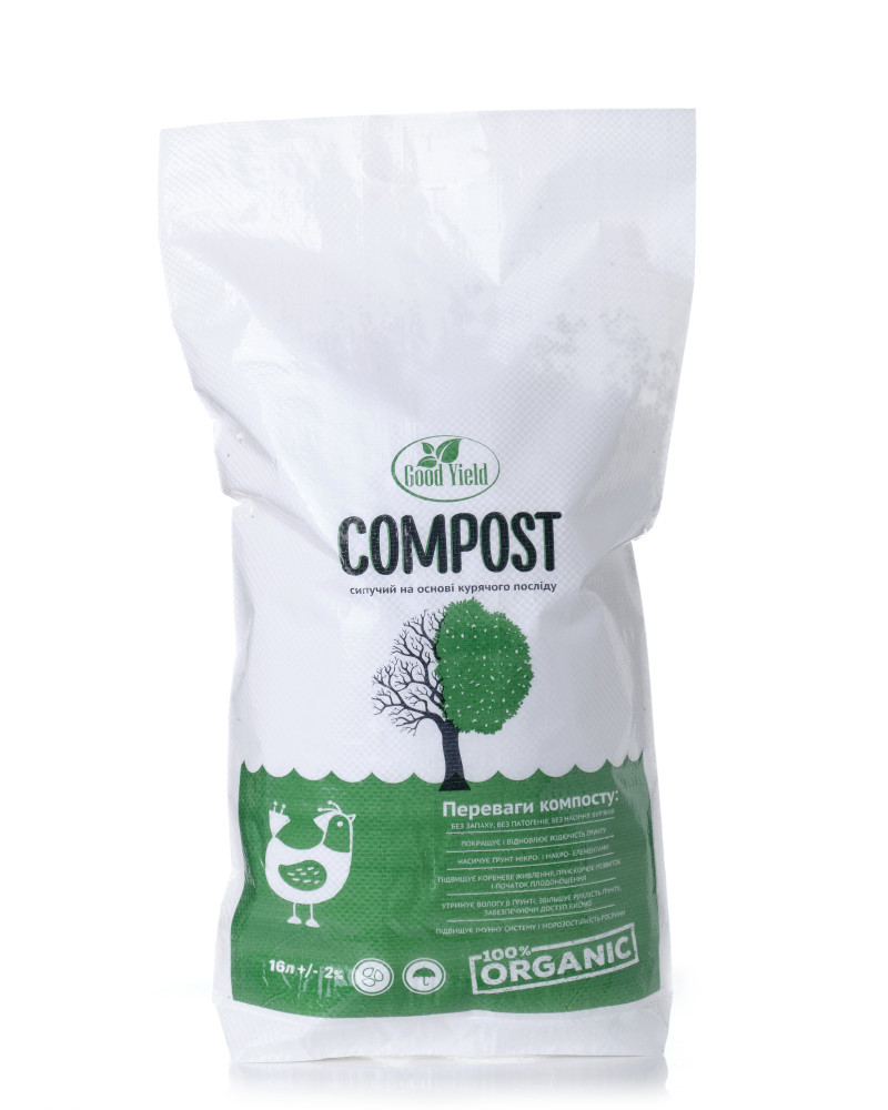 Органічне добриво ТМ Good Yield гуміфікований компост, 16 л 1