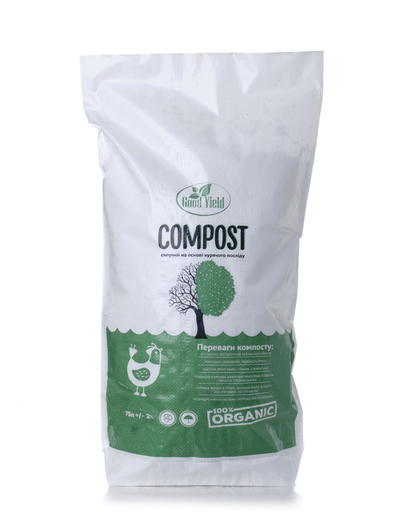 Органічне добриво ТМ Good Yield гуміфікований компост, 75 л 1