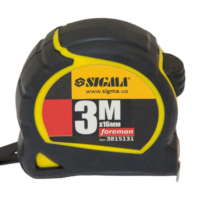 Рулетка Sigma Foreman 3 м*16 мм (3815131) 2